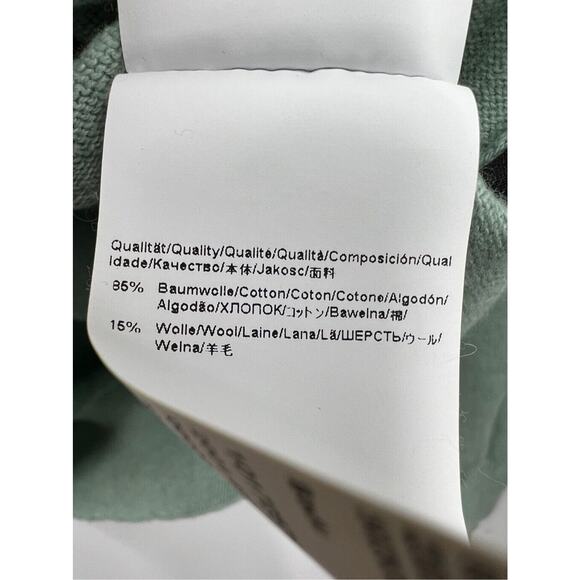 Hugo Boss V-Neck Wool Blend Long Sleeve Slim Sweater XL Green #2566 - Picture 3 of 5